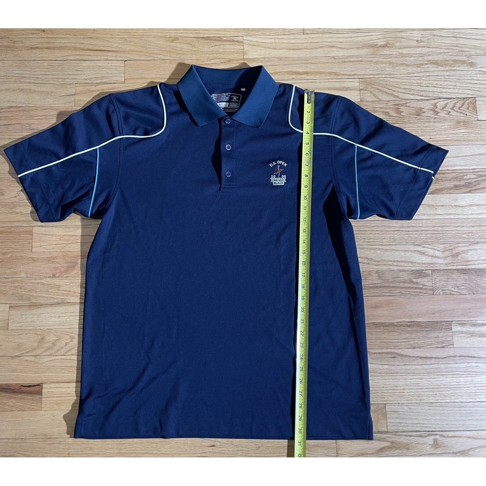 Vintage 2009 U.S. Open Bethpage Black Cutter & Buck Golf Polo Men's Size XL - Picture 3 of 5